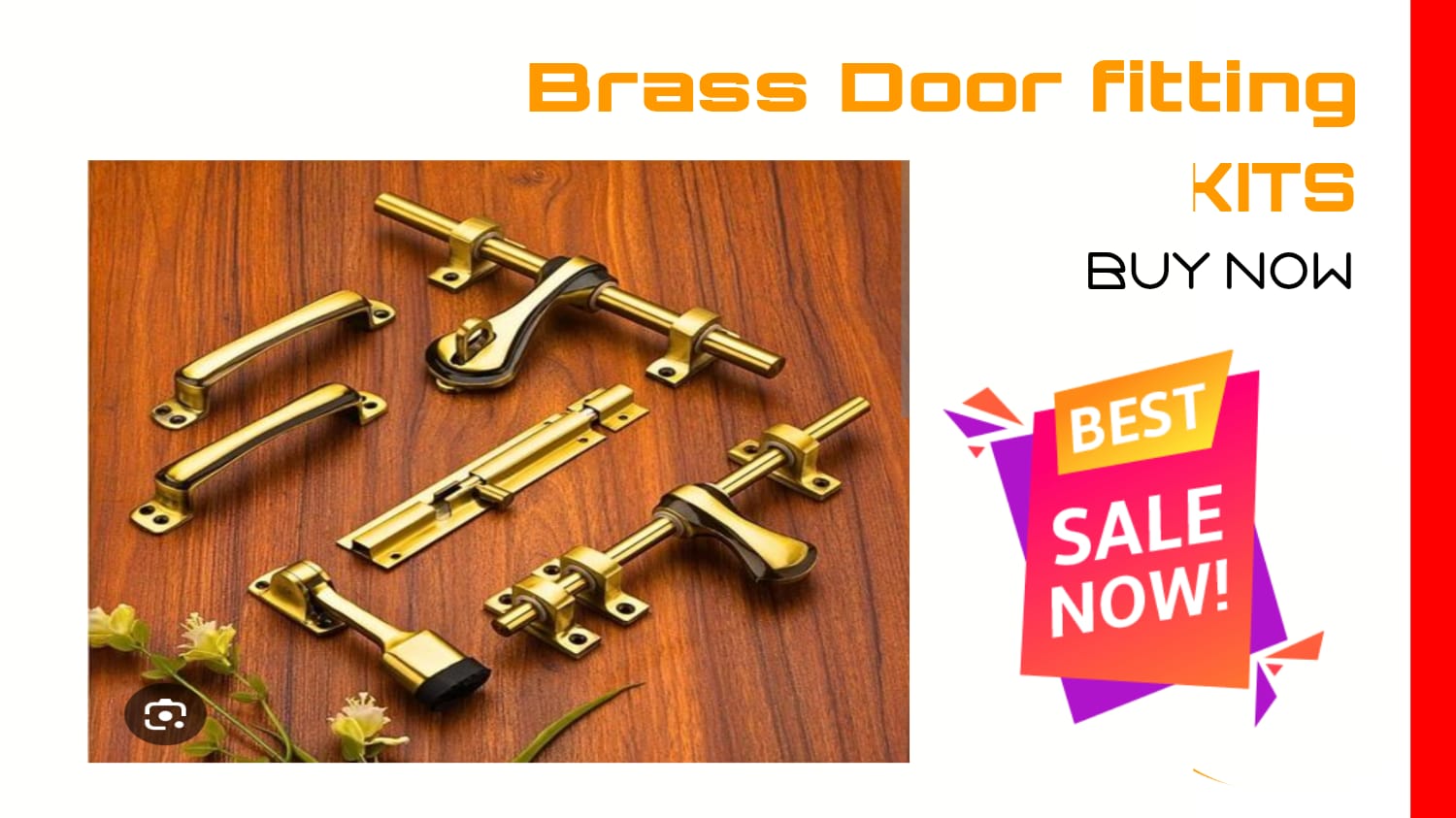 Brass Door Fitting